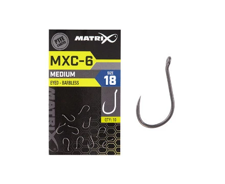 Matrix MXC-6 Barbless Eyed Witvishaken (10st) Maat 14 5 Matrix MXC-6 Barbless Eyed Witvishaken (10st) Maat 14 - Afbeelding 5