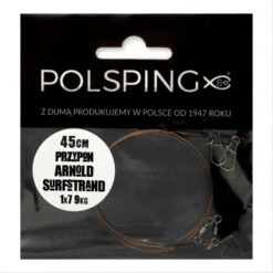 Polsping Arnold Surfstrand 1x7 Camo Leader 9kg 45cm (2pcs)
