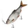 #2 Quantum Mr. Pike Ghost Traces Bait-Release-Rig White 50cm 1pcs