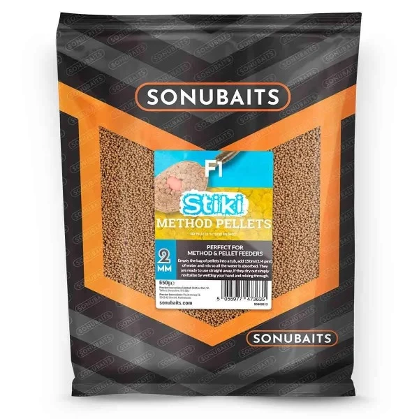 SonuBaits Pellets Stiki F1 Method 2mm (650g) 1 SonuBaits Pellets Stiki F1 Method 2mm (650g)