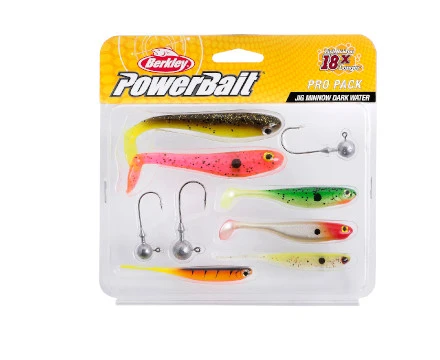 Berkley Powerbait Pro Pack Jig Minnow Dark Water 1 Berkley Powerbait Pro Pack Jig Minnow Dark Water