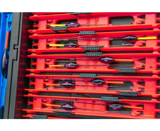 Preston Interlok Winder Tray Red 13cm (Inc. 10 Winders) 2 Preston Interlok Winder Tray Red 13cm (Inc. 10 Winders) - Afbeelding 2