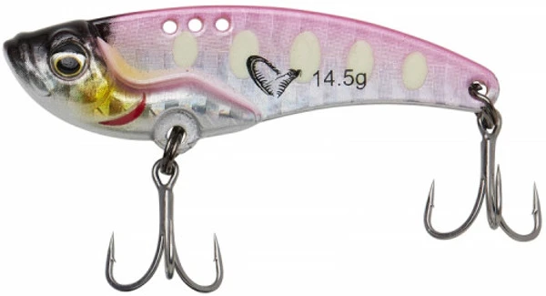 Savage Gear Vib Blade Sw 5.5Cm 14.5G Fast Sinking Pink Glow Dot 1 Savage Gear Vib Blade Sw 5.5Cm 14.5G Fast Sinking Pink Glow Dot