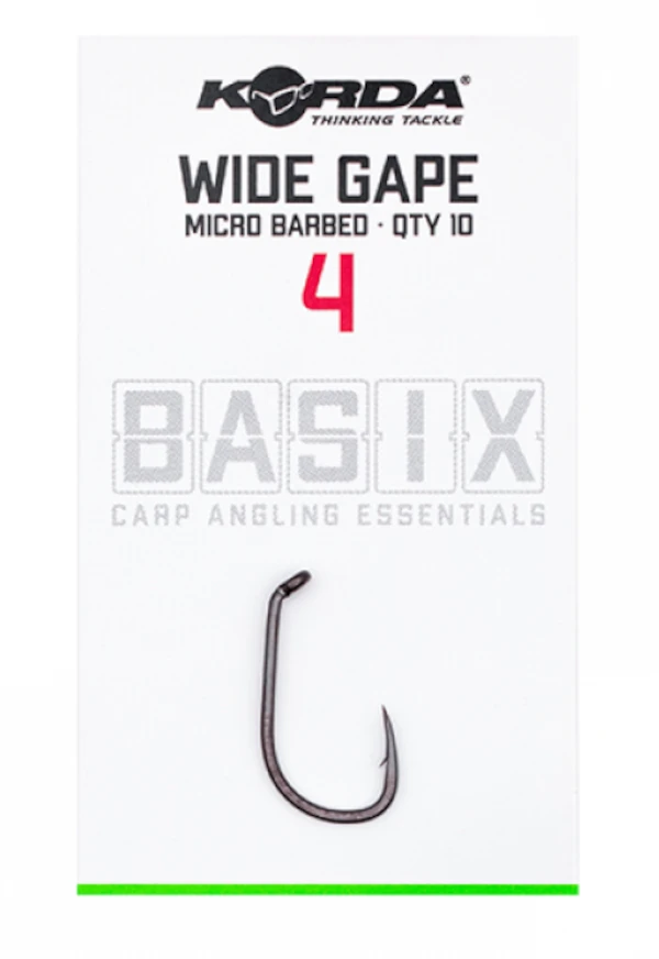Korda Basix Wide Gape Size 4 1 Korda Basix Wide Gape Size 4