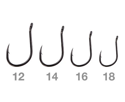 Matrix MXB-1 Barbed Eyed Black Nickel (10st) Maat 12 4 Matrix MXB-1 Barbed Eyed Black Nickel (10st) Maat 12 - Afbeelding 4