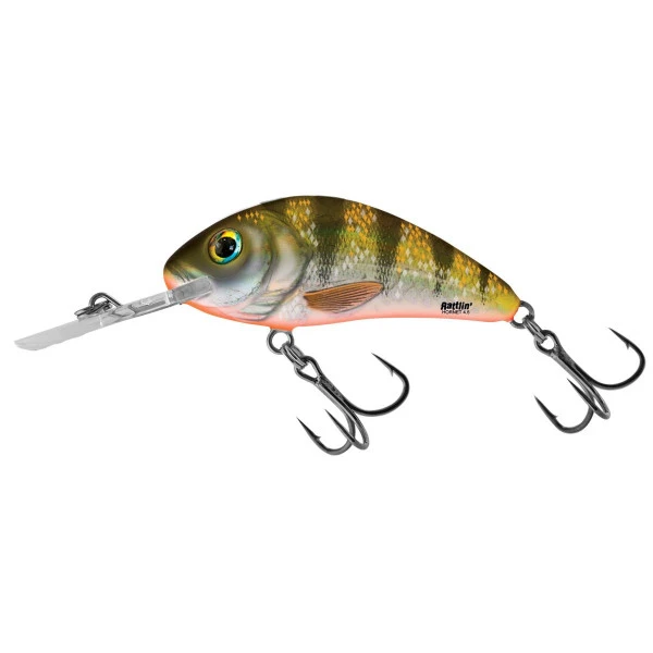 Salmo Rattlin Hornet Floating 'Yellow Holographic Perch' 6,5cm (20g) 1 Salmo Rattlin Hornet Floating 'Yellow Holographic Perch' 6,5cm (20g)