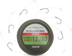 Korum River Hair Rigs Size 12 (100cm) (6pcs) -Viswinkel 93dccd02ddc1a7d7