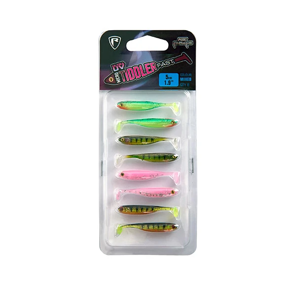 Fox Rage Micro Tiddler Fast UV Mixed Colour Pack 8pcs 1 Fox Rage Micro Tiddler Fast UV Mixed Colour Pack 8pcs