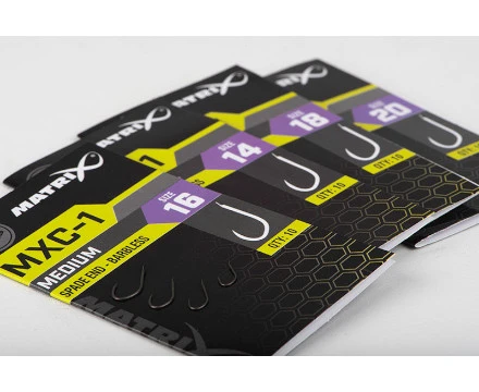 Matrix MXC-1 Barbless Spade End Witvishaken (10st) Maat 14 3 Matrix MXC-1 Barbless Spade End Witvishaken (10st) Maat 14 - Afbeelding 3