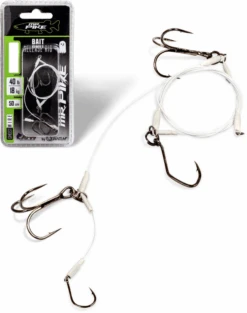 #2 Quantum Mr. Pike Ghost Traces Bait-Release-Rig White 50cm 1pcs -Viswinkel bcb2216fb6eb52ed