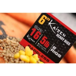 Guru Kaizen Ready Rigs 15cm Haakmaat 10 (0,19mm)