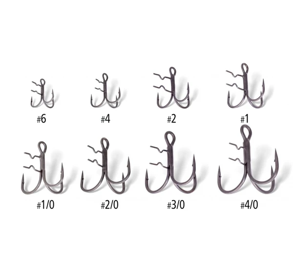 Quantum Claw Treble Hooks Mat Finish 4pcs Size 2 1 Quantum Claw Treble Hooks Mat Finish 4pcs Size 2