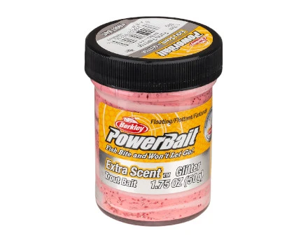Berkley PowerBait® Trout Bait Glitter 50g Funky Flamingo 1 Berkley PowerBait® Trout Bait Glitter 50g Funky Flamingo